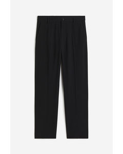 Pantalon Van Twill - Regular Fit Zwart