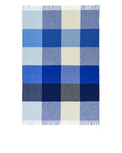 Klippan Wool Blanket Blue/off White