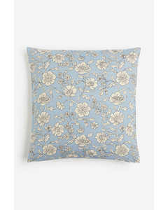 Floral Cushion Cover Light Blue/floral