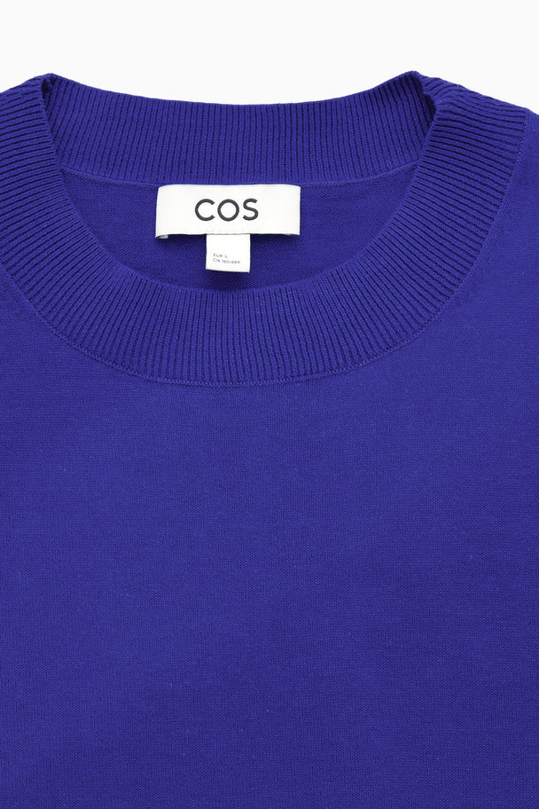 COS KURZÄRMLIGES T-SHIRT Blau