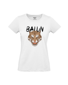 Ballin Est. 2013 Tiger Shirt Wit
