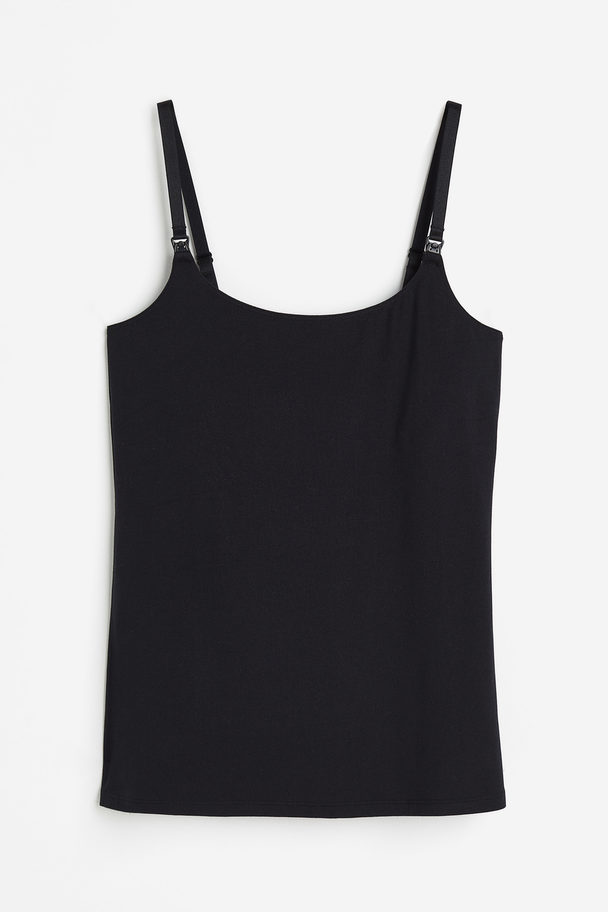 H&M Mama Before & After Nursing Strappy Top Black