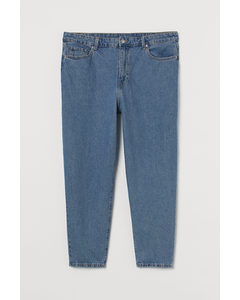 H&m+ Mom Loose-fit Ultra High Jeans Denimblå