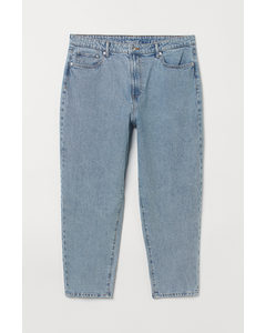 H&m+ Mom Loose-fit Ultra High Jeans Lys Denimblå