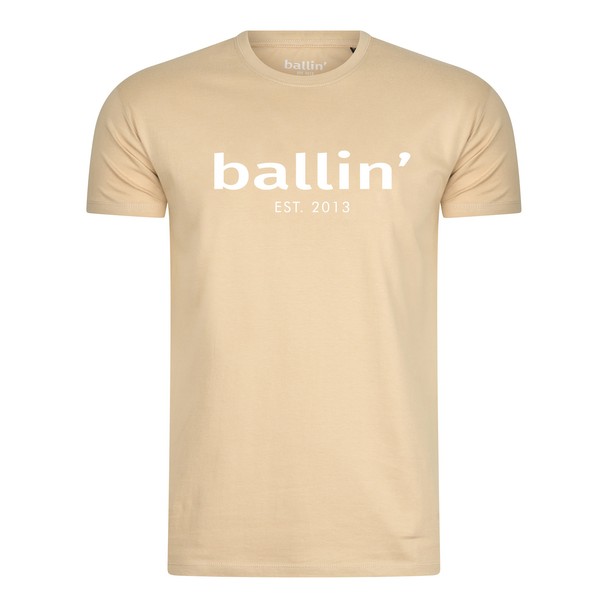 Ballin Est. 2013 Ballin Est. 2013 Regular Fit Shirt Beige