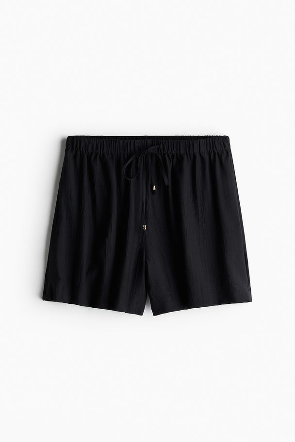 H&M Schlupfshorts Schwarz