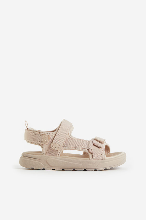 H&M Sandalen Van Scuba Beige