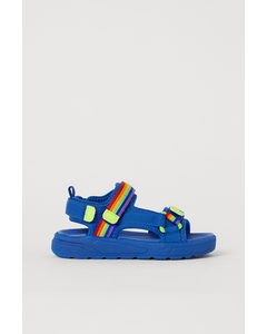 Sandalen Van Scuba Blauw/regenboogkleuren