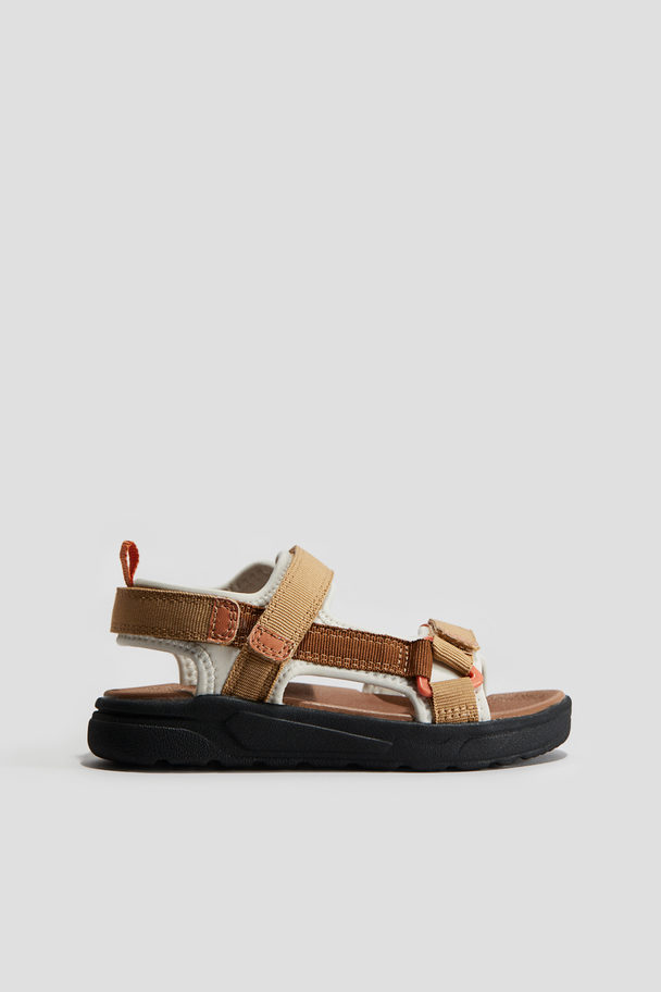 H&M Sandalen Van Scuba Beige