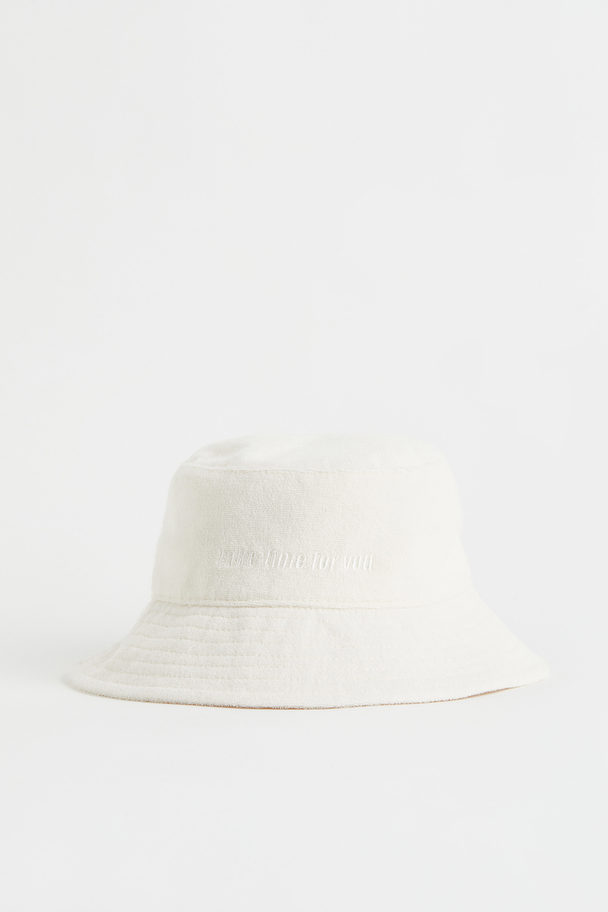 H&M Terry Bucket Hat White