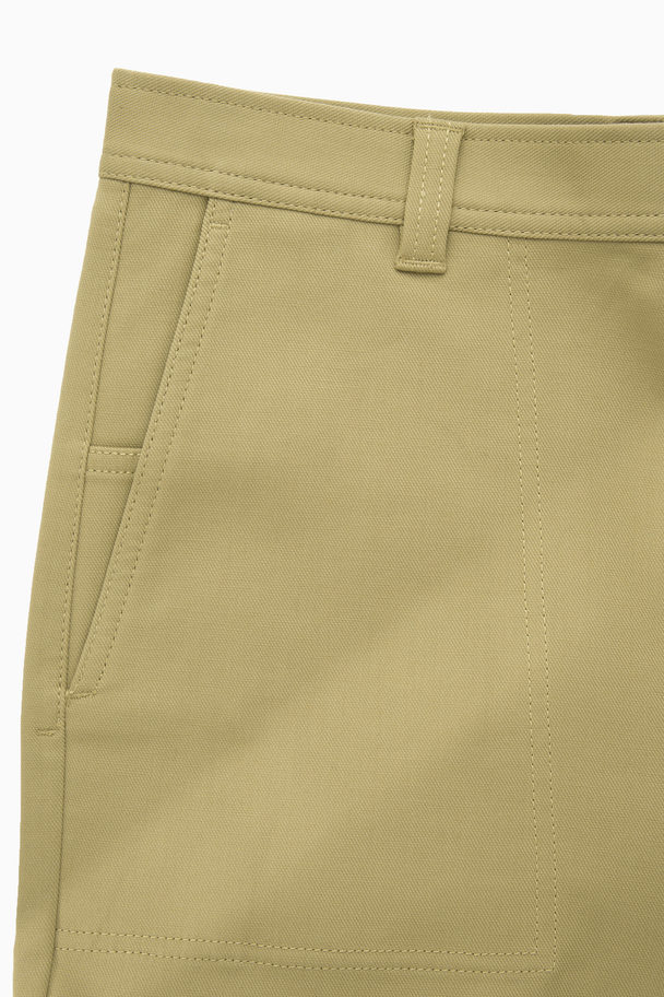 COS Straight-leg Utility Trousers Beige