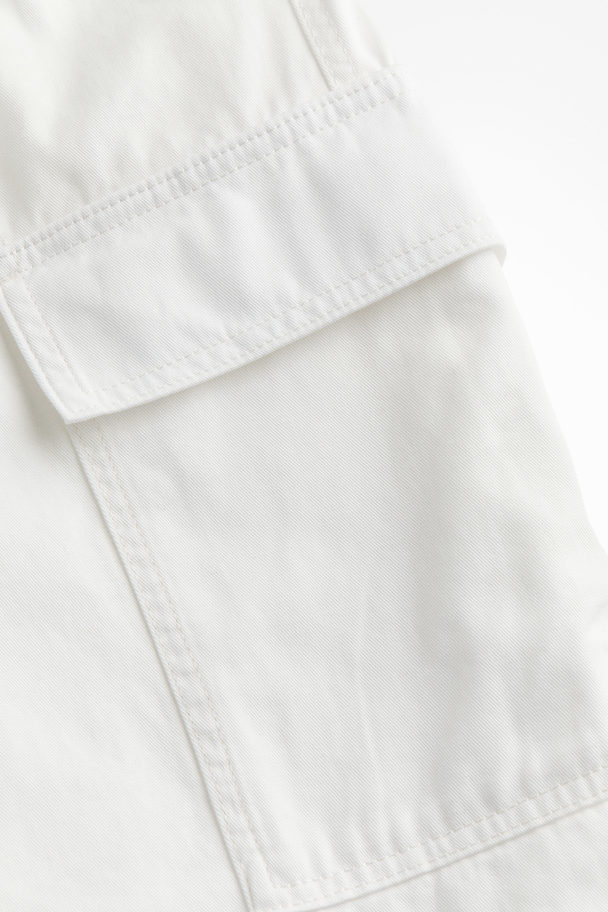 H&M Cargo Trousers White