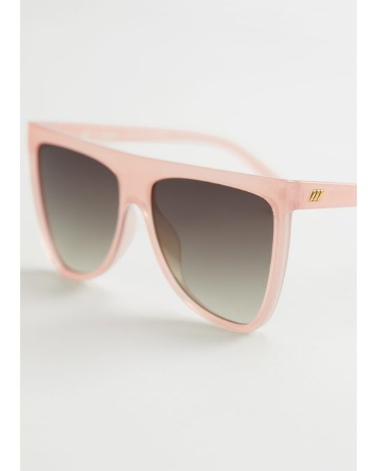& Other Stories Le Specs Reclaim Sunglasses Pink
