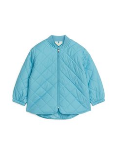 Quilted Insulator Jacket Turquoise