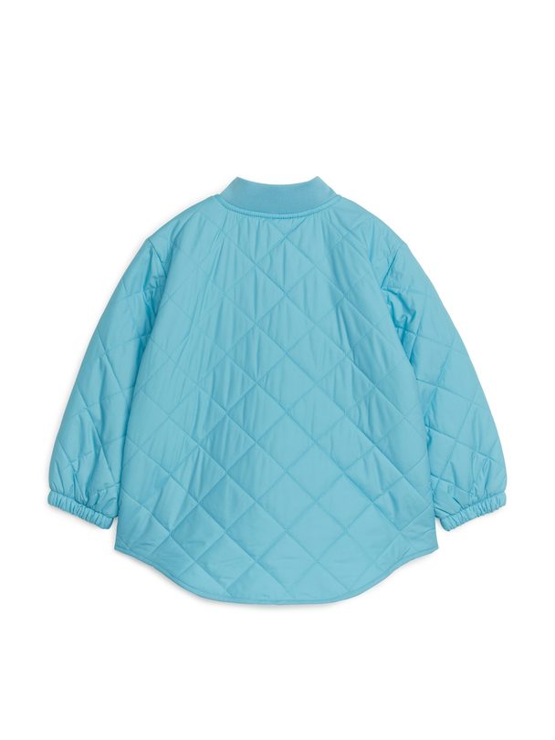 Arket Quilted Insulator Jacket Turquoise