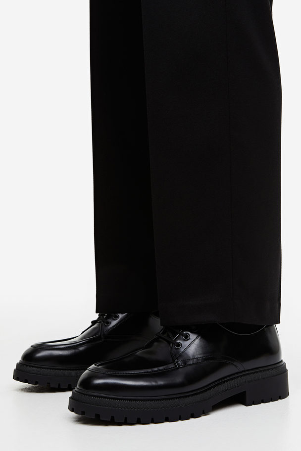 H&M Chunky Derby Shoes Black