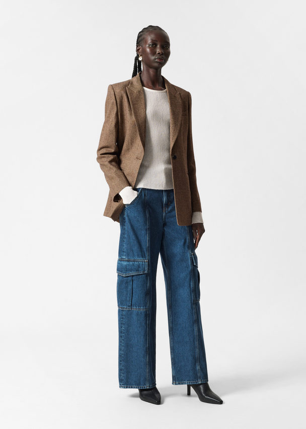 & Other Stories Oversize-Blazer Braun