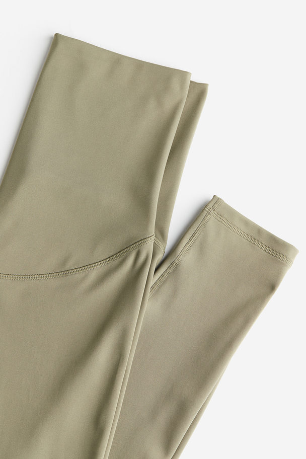 H&M Mama Before & After Sports Tights Khaki Green