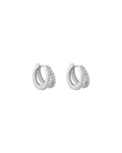 Hanni Small Double Ring Earring