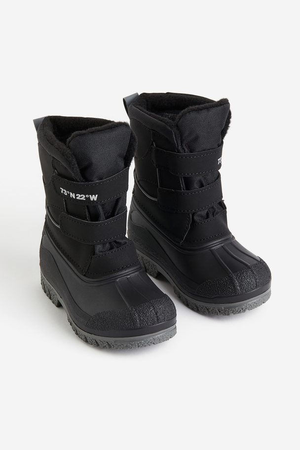 H&M Waterproof Winter Boots Black