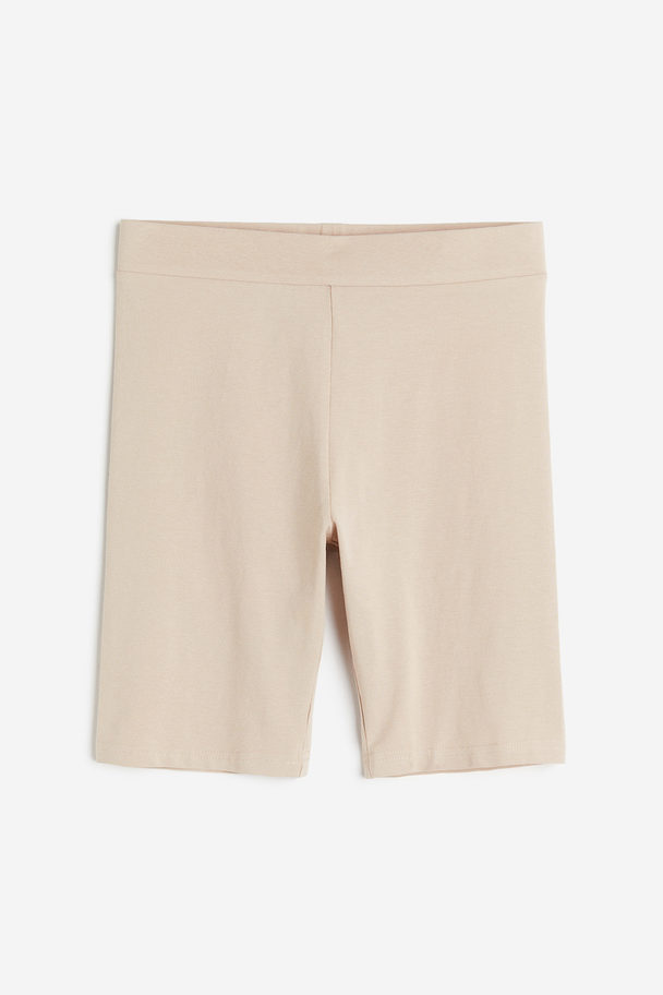 H&M Radlershorts Hellbeige