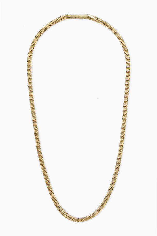 COS Snake Chain Necklace Gold