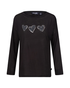 Regatta Womens/ladies Carlene Hearts Long-sleeved T-shirt