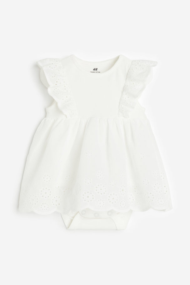 H&M Dress With A Bodysuit White