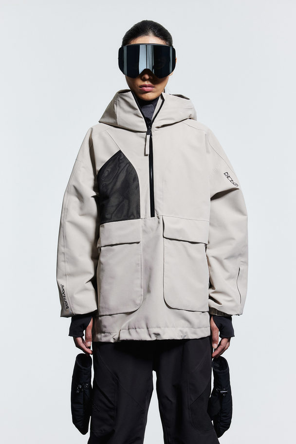 H&M StormMove™ Wattierter Ski-Anorak Hellbeige