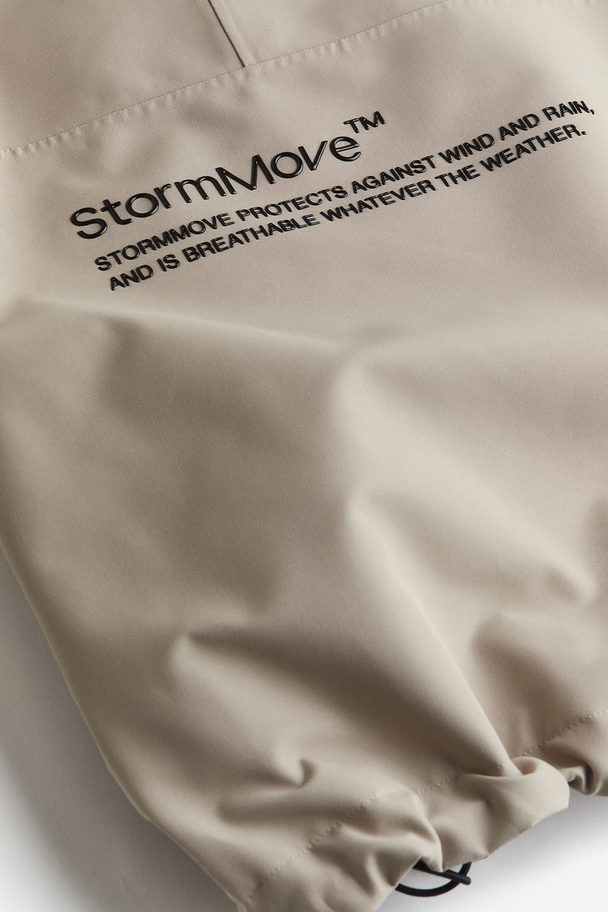 H&M StormMove™ Wattierter Ski-Anorak Hellbeige