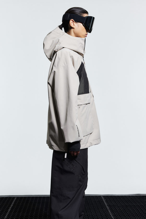 H&M StormMove™ Wattierter Ski-Anorak Hellbeige