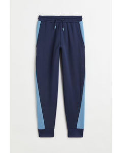 Sports Trousers Navy/block-coloured