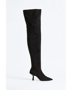 Over-the-knee Boots Black