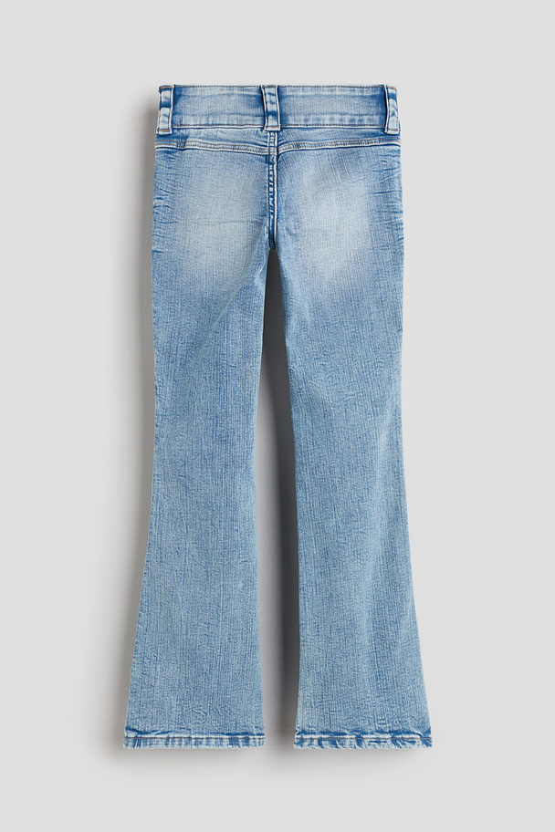 H&M Bootcut Low Jeans Denimblau