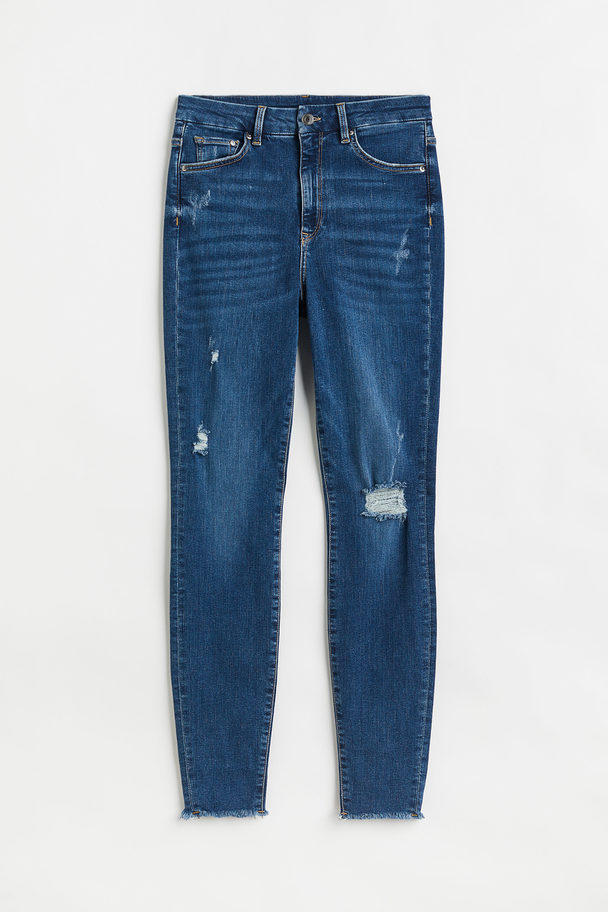 H&M Embrace High Ankle Jeans Medium Blue