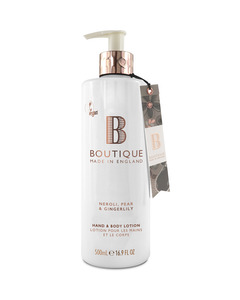 Boutique Neroli, Pear & Gingerlily Hand & Body Lotion 500ml