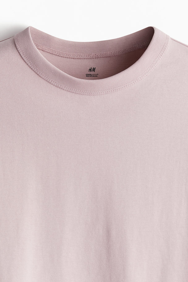 H&M COOLMAX® T-Shirt Loose Fit Rosa