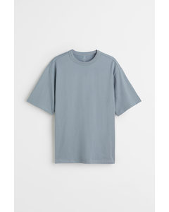 Coolmax® T-shirt Relaxed Fit Lys Dueblå