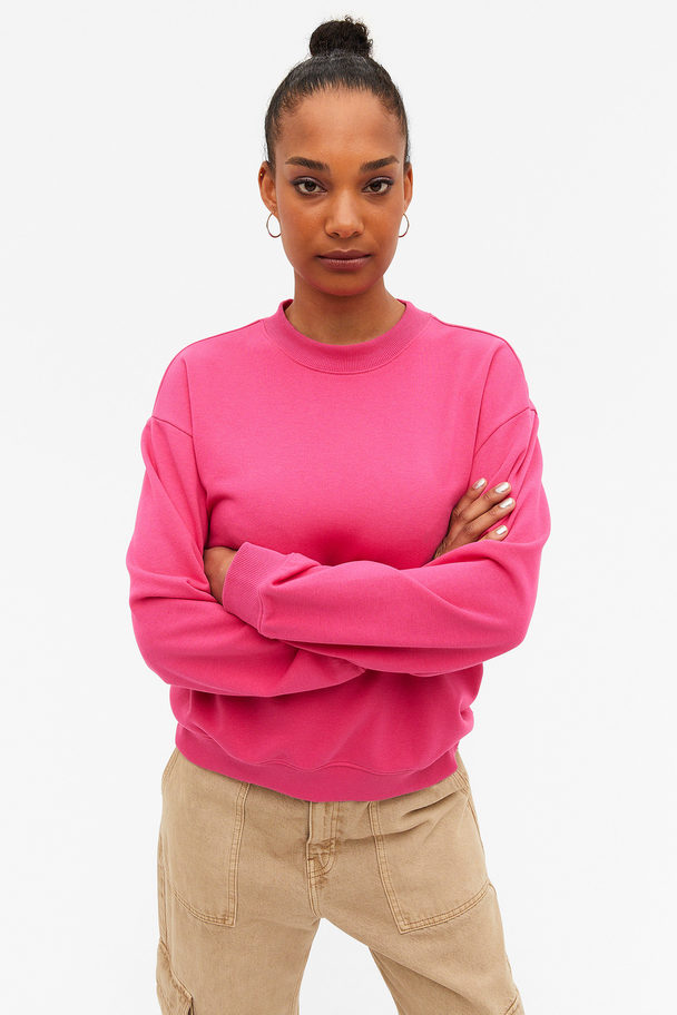 Monki Magenta Loose-fit Sweater Magenta