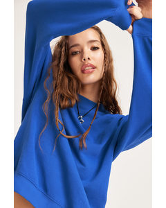 Loose-fit Sweater Bright Blue