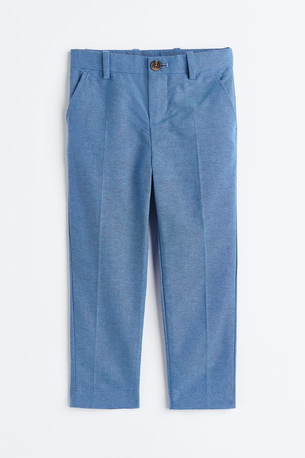H&M Anzughose in Slim Fit Blau