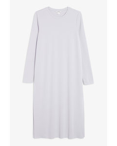 Long Sleeve Midi Dress Lilac