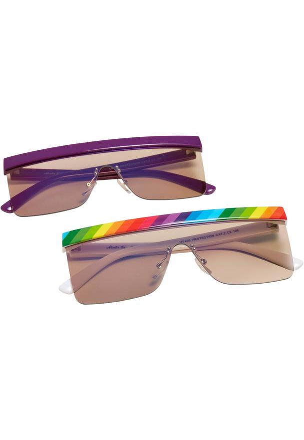 Mister Tee Unisex Pride Sunglasses 2-Pack
