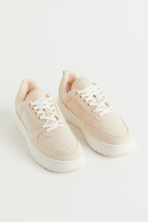 H&M Sneakers I Canvas Lys Beige