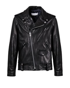 Department 5 Harm Black Leather Biker Jacket