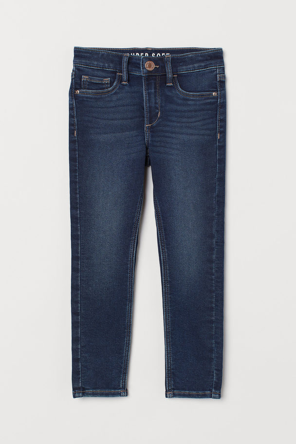 H&M Super Soft Skinny Fit Jeans Donker Denimblauw