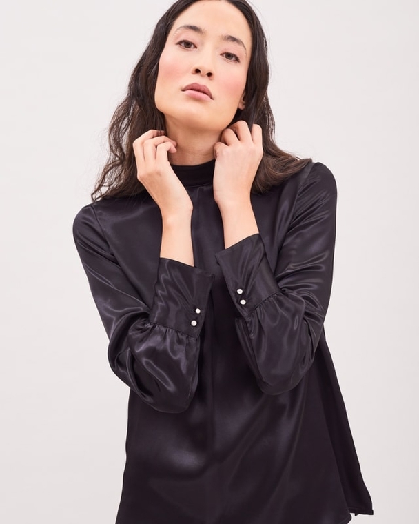 Newhouse Satin Blouse