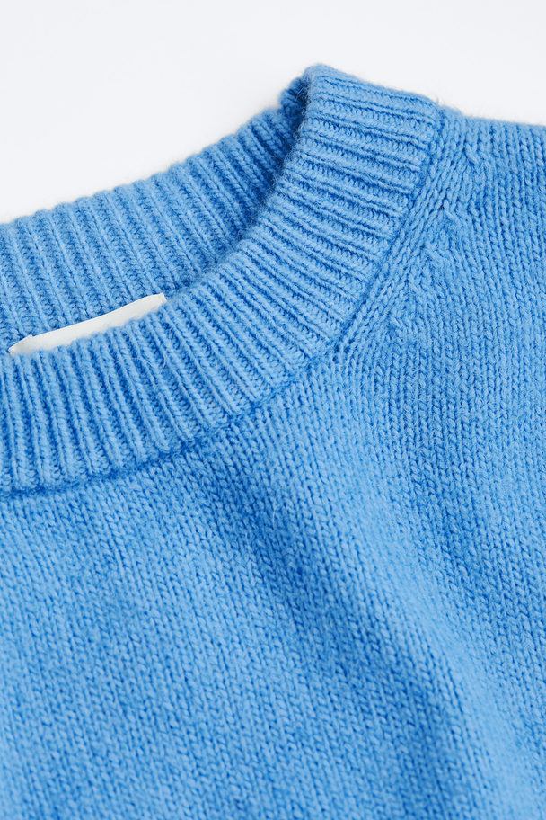 H&M Embroidered Jumper Blue/couleurs