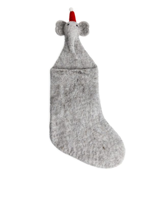 ARKET A World Of Craft Gift Stocking Grey