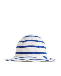 Jersey Sun Hat Blue/white